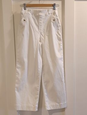 SPANX Wide Leg Twill Pants Petite Small